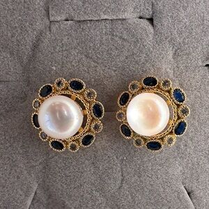 Real freshwater pearls earrings